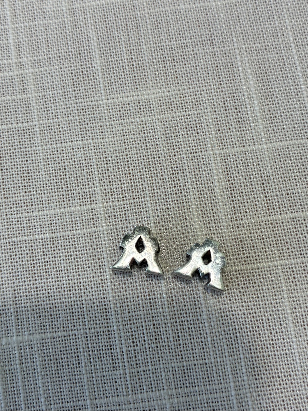 Sterling Silver Letter A Old English Bracelet Charms Pandora Style